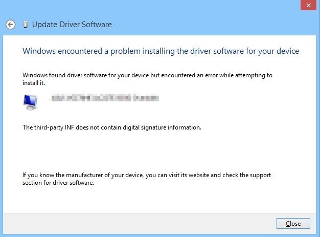 disabilita la visita del driver in Windows Vista