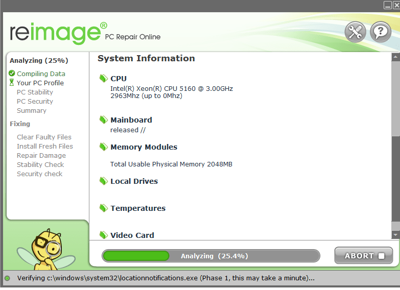 how to use reimage repair for free