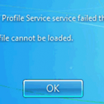 FIX: User Profile Service Failed The Logon (Solved)