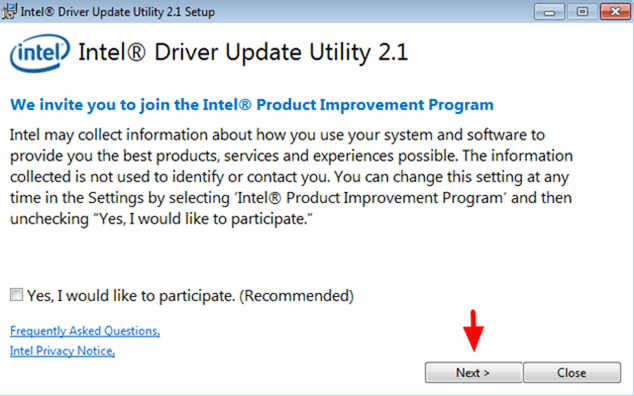 Intel® Driver Update Utility
