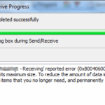 Fix Outlook 0x8004060C error during Send/Receive.