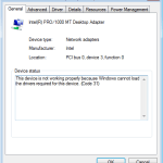 Ethernet Adapter Error Code 31 (SOLVED)