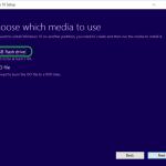 How to Create a Windows 10 USB installation media.