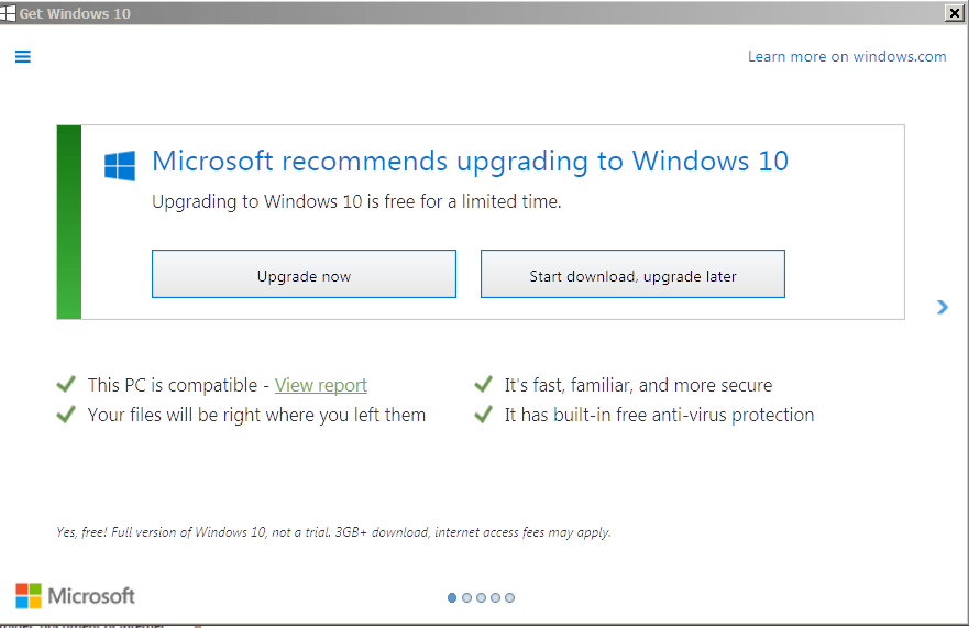 how to get windows 10 upgrade