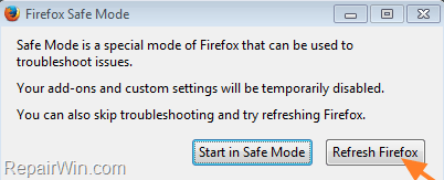 firefox safe mode