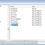 Change Personal Folders Location By Using Registry (Windows 8, 7 & Vista)