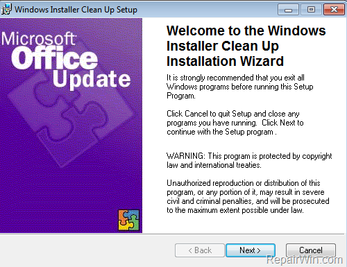 Windows Installer Clean Up