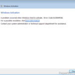 FIX Windows Activation Error 0x80072f78 on Windows 7/Vista.