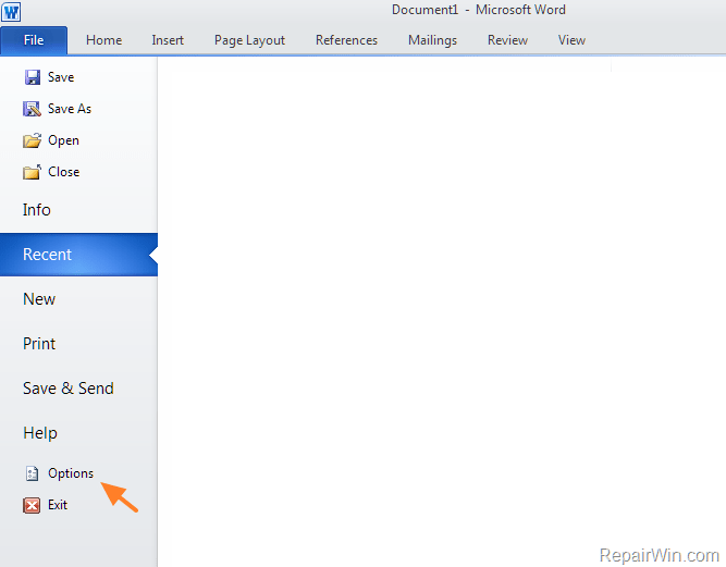 Cannot open Word documents