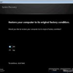 How to Restore Laptop to Factory Settings (Recovery Keys).