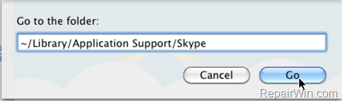 remove skype name from sign in macos