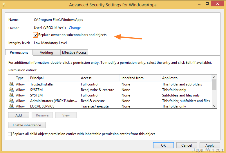 Cannot Remove Folder. Cannot find the specified file