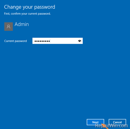 clear windows 10 password