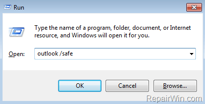 функция поиска не работает в Outlook 2007