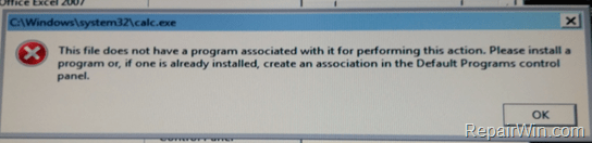 This file does not have a program associated with it