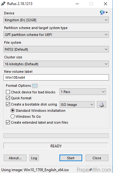 How to Create Windows 10 USB Boot with RUFUS (ISO2USB) • Repair Windows ™