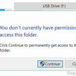 FIX: You Don't currently have permission to access this folder on External USB Drive (Solved)