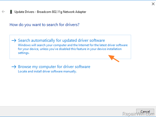 search for drivers