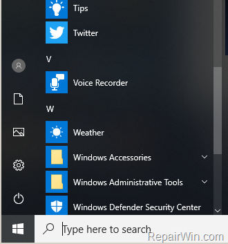 Show Scroll Bar in Windows 10 