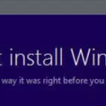 FIX: Windows 10 Upgrade Error 0XC1900101 – 0x20017. Installation Failed in the SAFE_OS phase during BOOT operation.