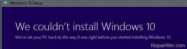 Windows 10 October 2018 v1809 Update Installation Failed - Error 0x800F081F-0x20003