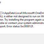 FIX: Windows 10 Bad Image 0xc000012f – 0xc0000020 (Solved)