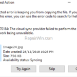 FIX: OneDrive 0x80070184 Error – An unexpected error is keeping you from copying the file. (Solved)