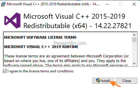 Microsoft Visual C++ 2015 Redistributable Download Windows 10 64 Bit
