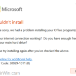 FIX: Error 30029-1011(0) – Couldn't Install Office Language Pack (Solved)