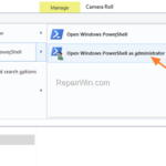 How to Open PowerShell As Administrator at Current Folder in File Explorer (Windows 10)