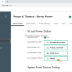 How to Restart an HP Server from iLO interface.