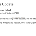 FIX: Error 0xc1900223 in Feature Update to Windows 10, version 2004 (Solved)