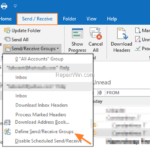 How to Schedule Auto Send-Receive in Outlook 2019, 2016, 2013 & 2010