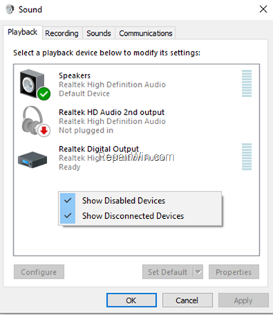 FIX: No Sound to TV or HDMI Not showing in Playback devices (Solved). • Repair