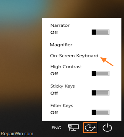 On-Screen Keyboard (Virtual Keyboard)