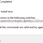 FIX: Java Installation Not Completed – Unable to install Java error in Java .JAR files. (Solved)