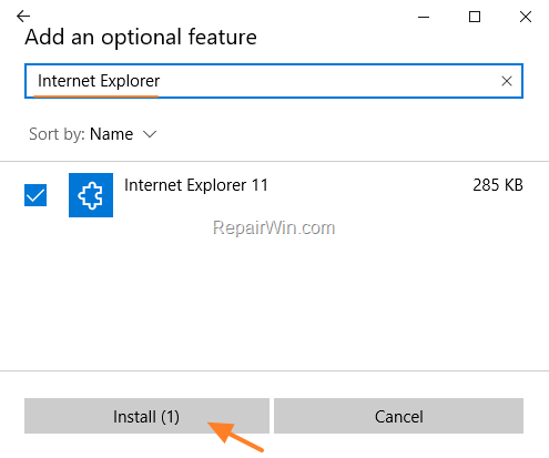 install internet explorer 11 on windows 10