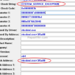 FIX: ntoskrnl.exe+3f5a80 BSOD SYSTEM_SERVICE_EXCEPTION.