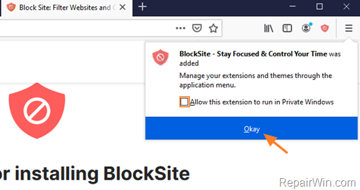 how to block site