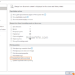 FIX: Word 365 Not Printing Custom Page Range only Entire Document (Solved)