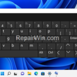 Windows 11: Enable or Disable On Screen Keyboard (Virtual keyboard).