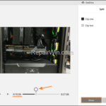 How to Remove a Video Part in Windows 10/11.
