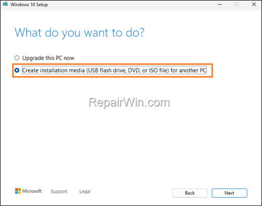 Download Windows 10 ISO file