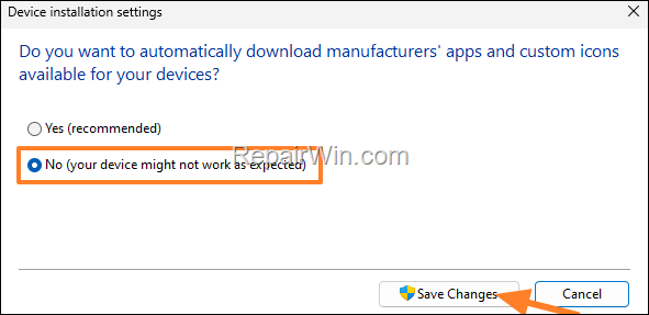 Prevent Windows to Automatically Download Driver Updates 