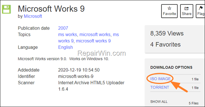 Download Microsoft Works 9.0