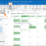 How to Export/Save Outlook Calendar to Excel.