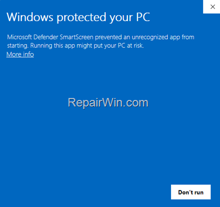 How to Disable SmartScreen on Windows 11/10/8