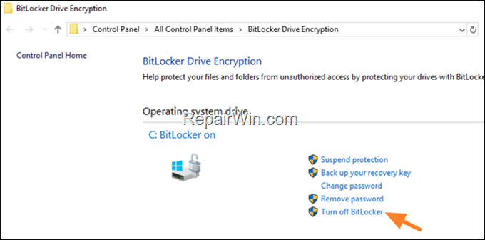 Check Device Encryption Status on Windows 10/11 Pro