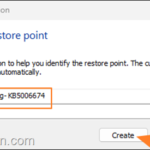 How to Create a System Restore Point on Windows.