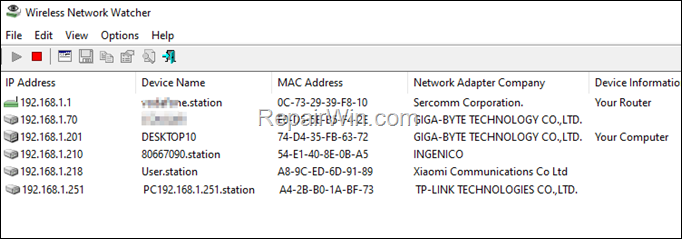 How to View Network Coonected Devices